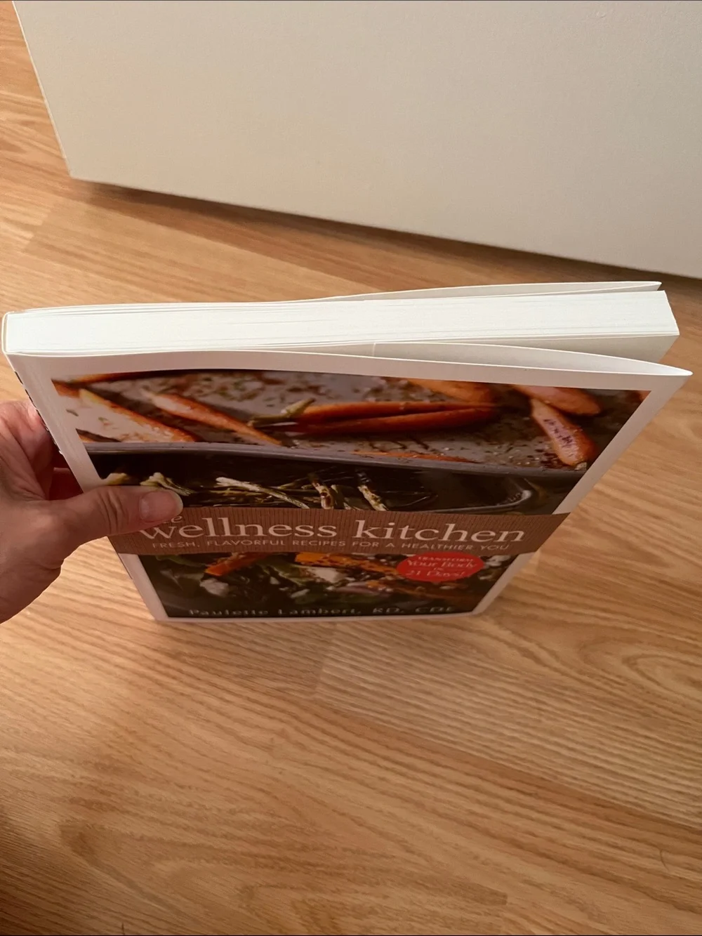 The Wellness Kitchen Cookbook by Paulette Lambert - White Cover